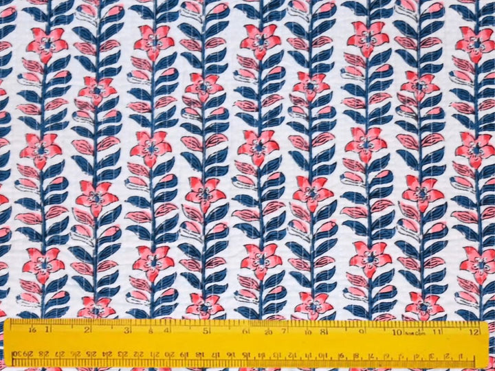 Medium weight quilted cotton fabric by the yard for quilts and décor