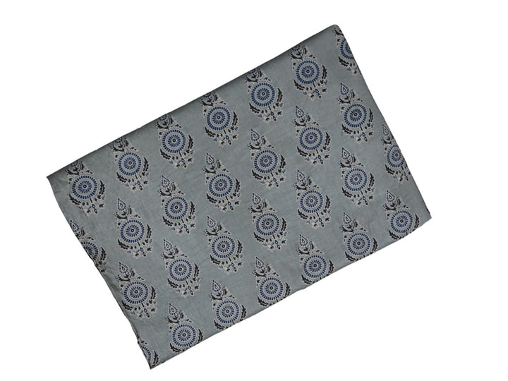 Lightweight cotton block print fabric for cushion covers, table linens and décor