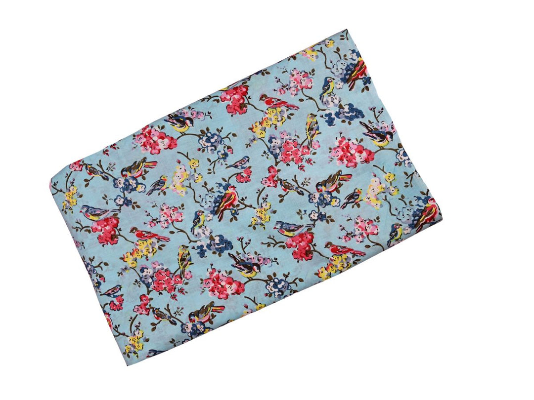 Lightweight Indian cotton fabric by the yard for dressmaking and quilting