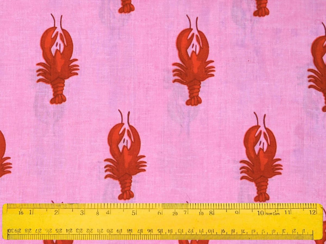 Lightweight pure cotton fabric by the yard for dressmaking and quilting