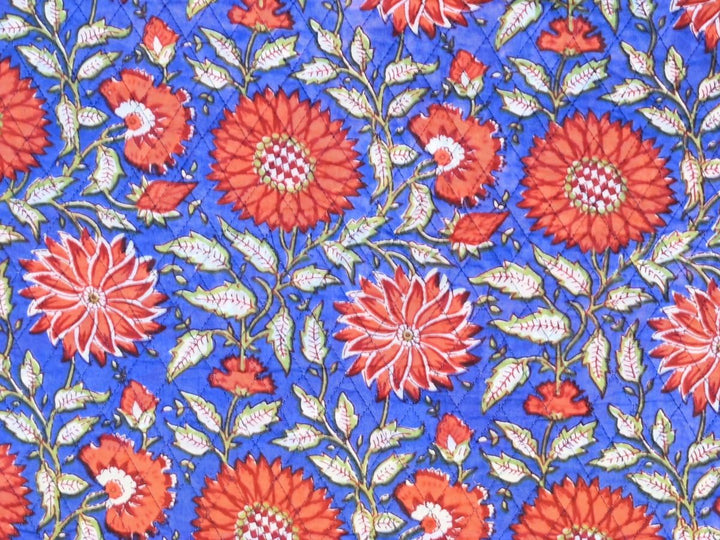400 GSM quilted fabric for throws, bed runners, and cushion covers