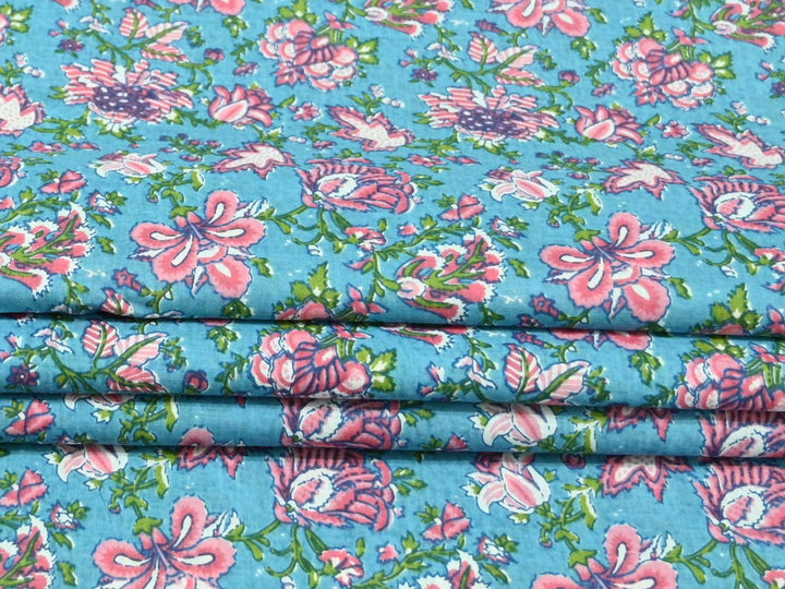 decorative floral cotton textile - floral quilting cotton fabric