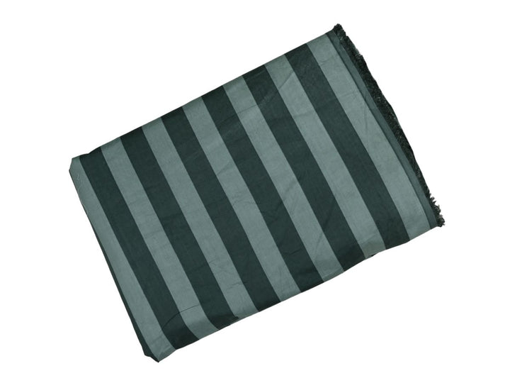 handmade block print cotton cloth - striped cotton textile for home decor