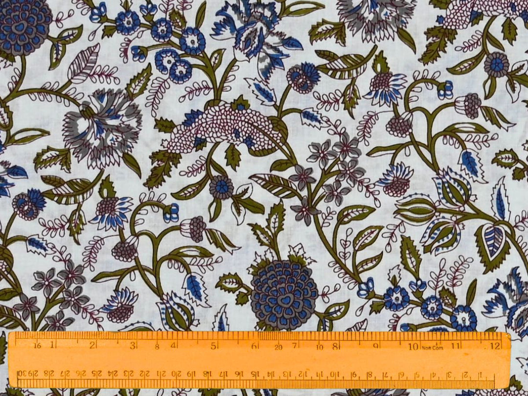 indian cotton fabric for dresses floral - block print floral quilting fabric