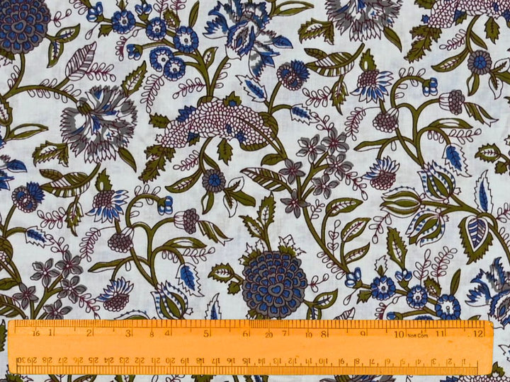 indian cotton fabric for dresses floral - block print floral quilting fabric