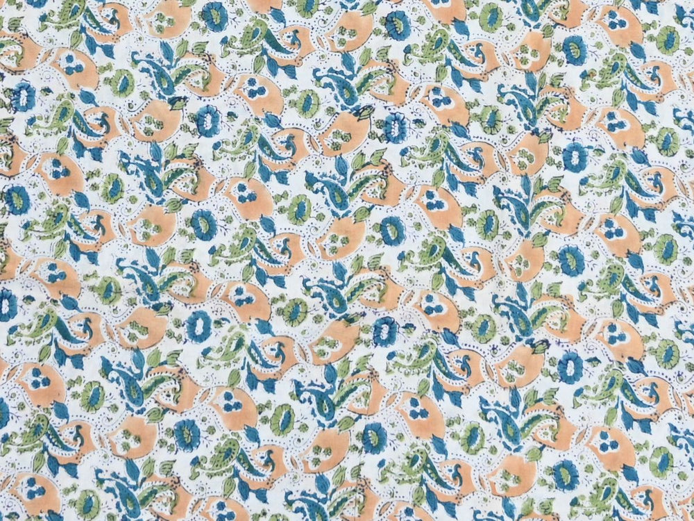 indian fabric by the yard online floral- floral cotton fabric for dresses