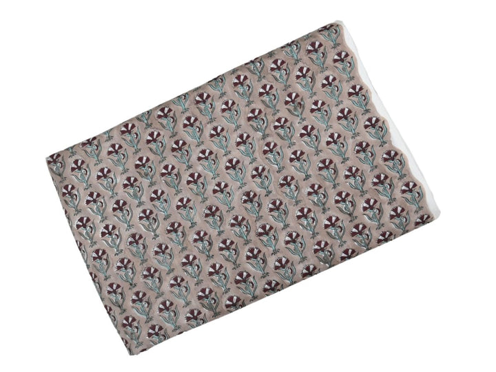 plain cotton fabric for block print art - 
artisan handmade cotton textile india