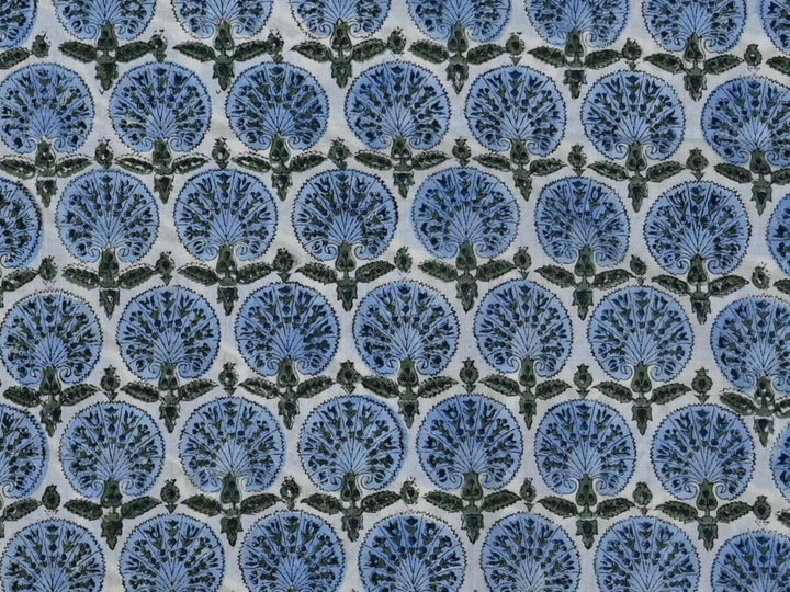 Buy fabrics online block print textile India - Block print fabric for swing chair DIY