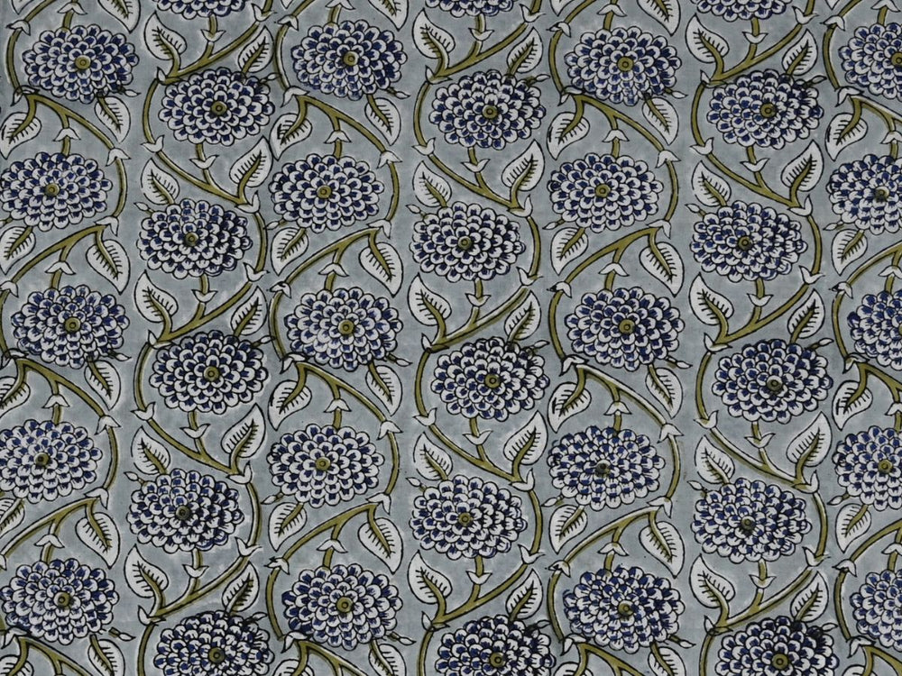 Indian Textile for Sewing, Quilting & Home Decor - Block Print Cotton Fabric by the Yard