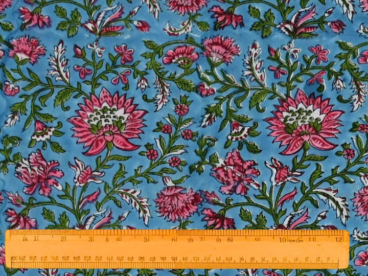 quilting cotton fabric block print - indian textile fabric by yardage