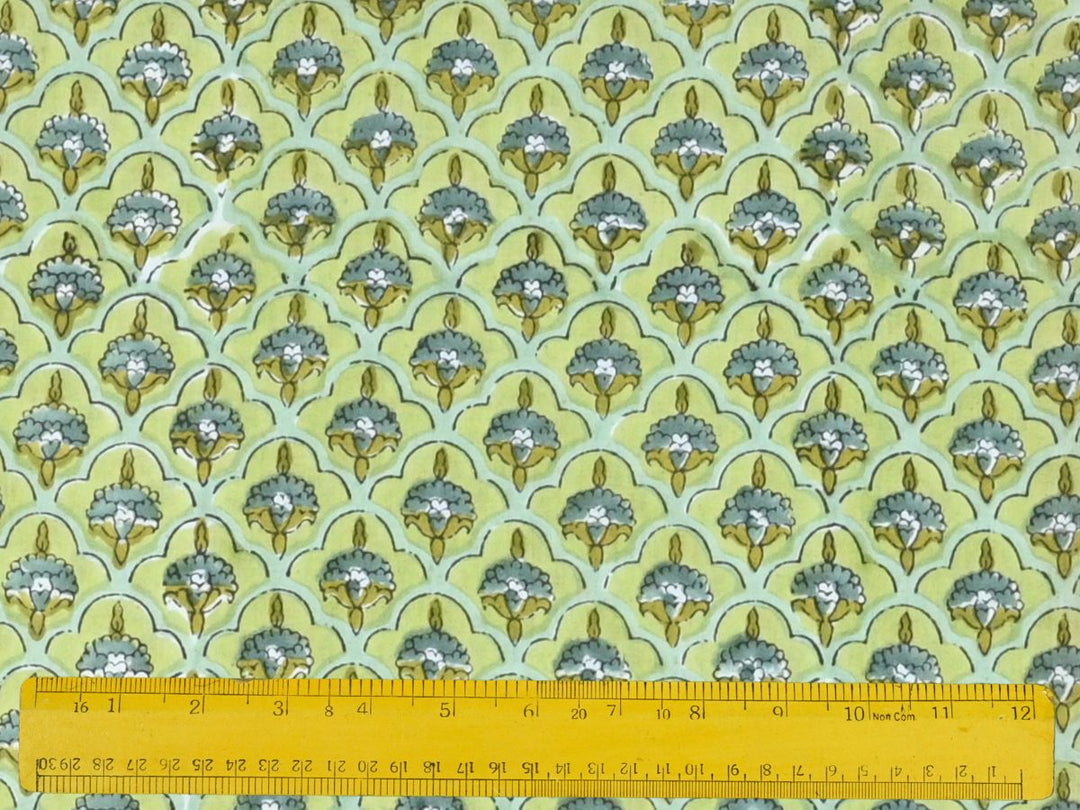 printed cotton fabric yardage india - decorative block print cotton textile