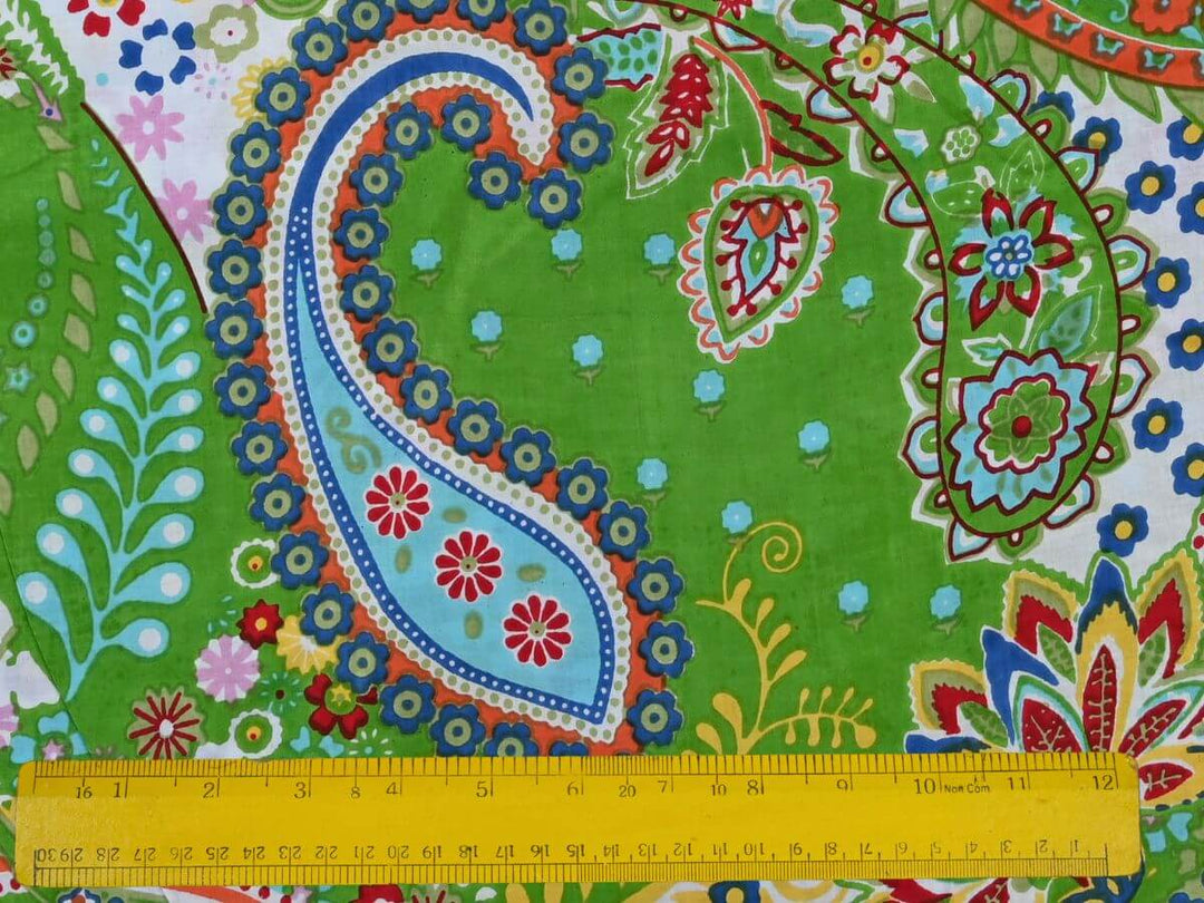 Printed bandana fabric for headscarves and crafts - Wholesale bandana fabric India cotton textile