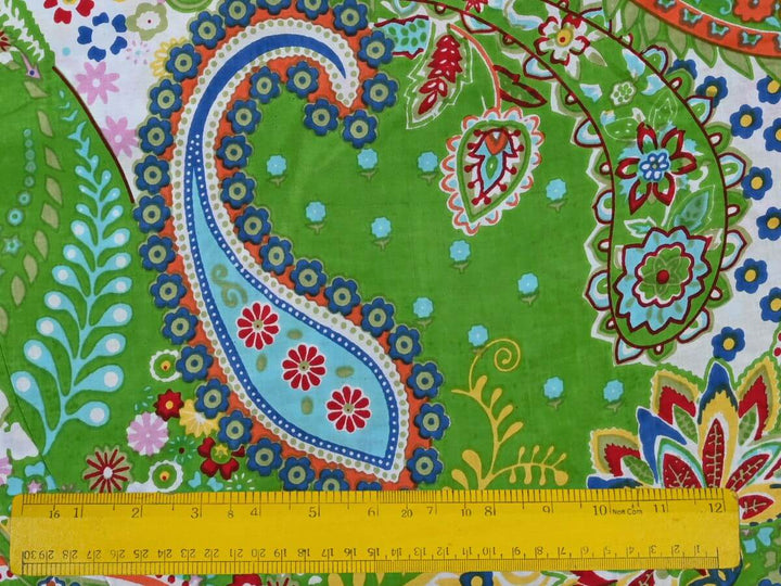 Printed bandana fabric for headscarves and crafts - Wholesale bandana fabric India cotton textile