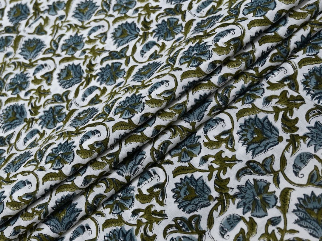 Block Print Textiles Shop | India Fabrics by the Yard Online – Indolibas