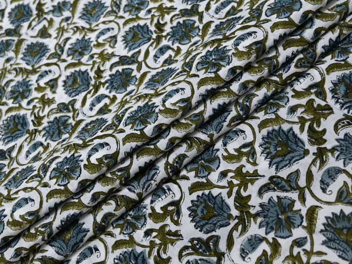Block Print Textiles Shop | India Fabrics by the Yard Online – Indolibas