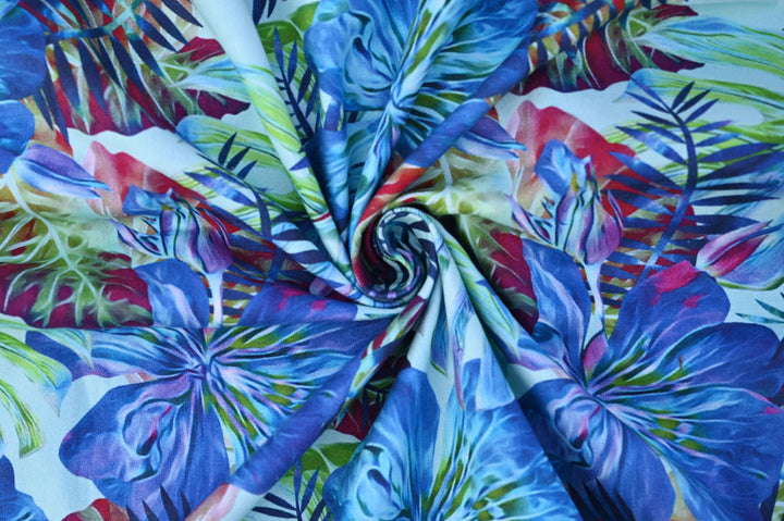 floral print fabrics by the yard - indian floral pattern cotton textile