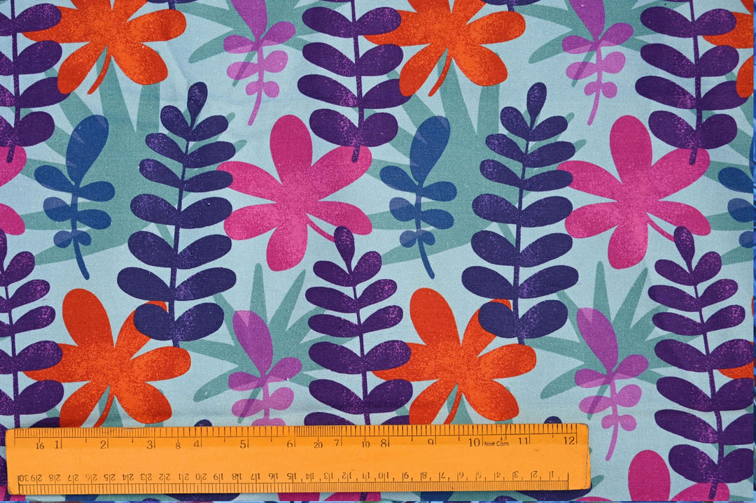 floral cotton fabric for quilting - indian printed cotton yardage