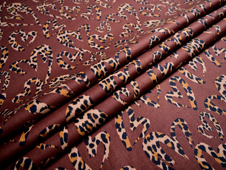 Animal print kaftan – vintage Indian cotton caftan dress