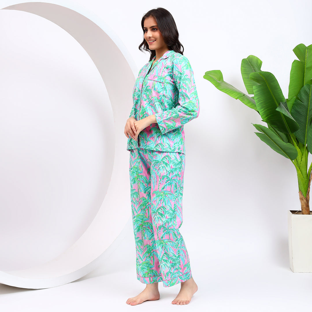 Flat Lay of Wildest Dream Flannel Cotton PJ Set