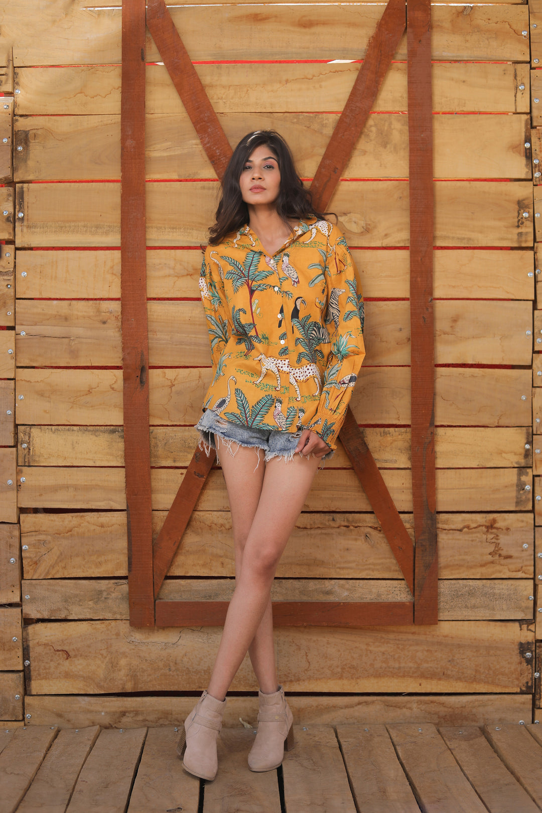 INDOLIBAS's collection of Bella Block Indian Printed Top