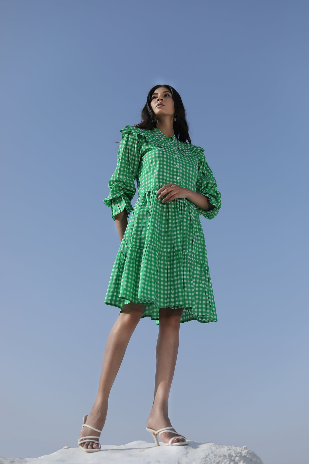 Dakota Mini Dress - Green